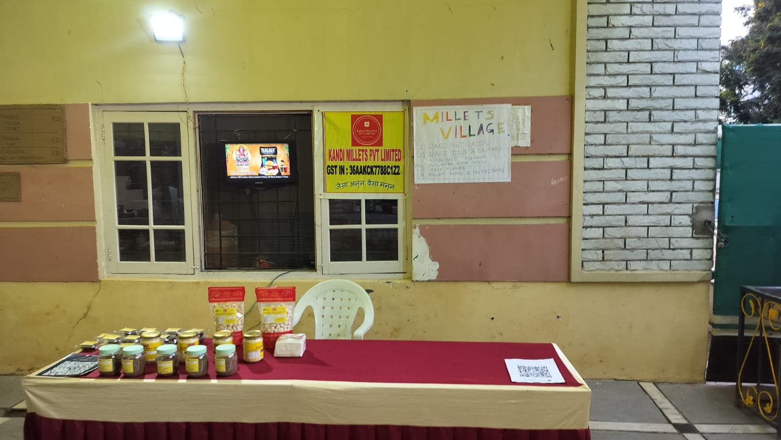 Kandimillets stall at Nakshatra Anand Mela
